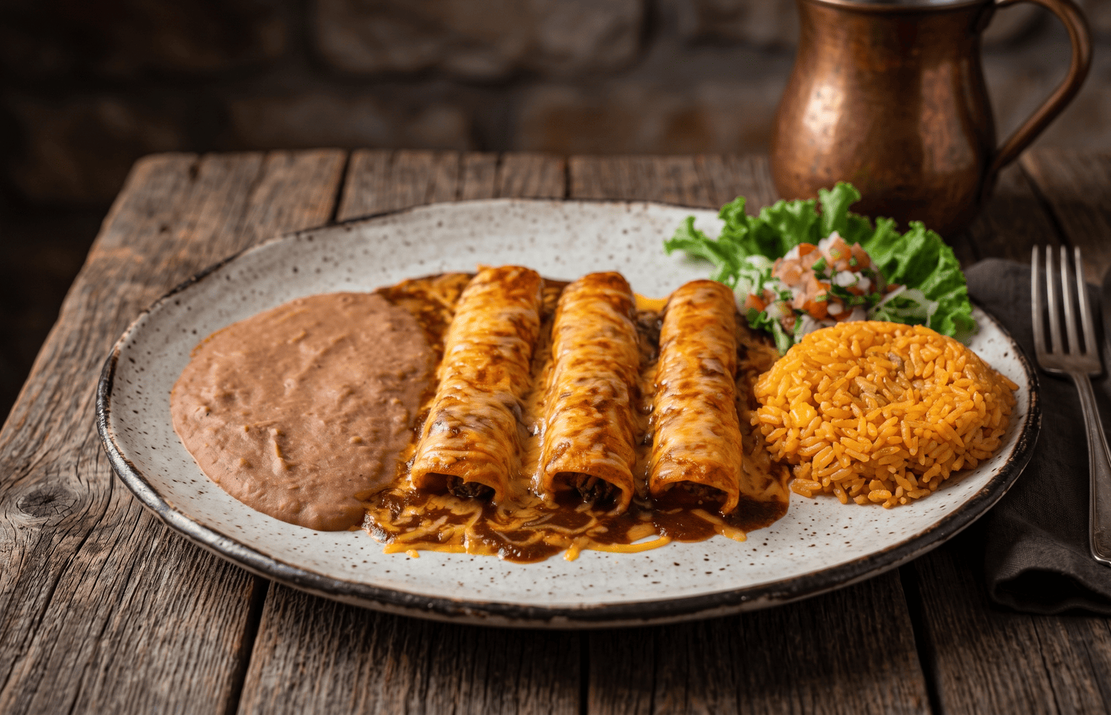 Enchiladas Al Carbon